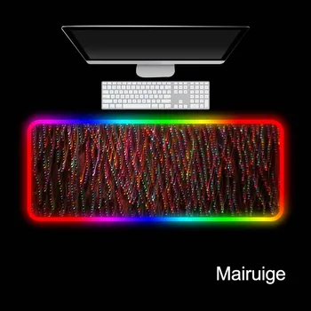 

Mairuige Colorful fluorescence Gaming RGB Large Anime Mouse Pad Mouse Mat Computer Mousepad Led Backlight Keyboard Desk Mat