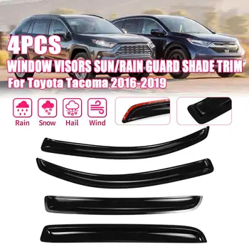 

4PCS Window Vent Visor Deflector Rain Guard For Toyota Tacoma 2016-2019