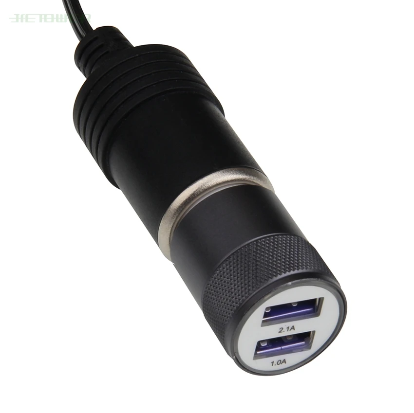 US $345.13 Mini Dual USB Car Fast Charger Cigarette Lighter For Xiaomi Huawei 5V 31A Auto Vehicle Metal Charger Car Accessories 300pcsLot