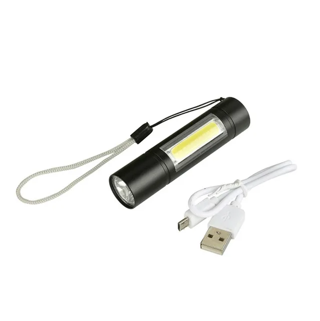Package B Мини светодиодный светильник со встроенным 14500 USB перезаряжаемым Q5+ COB 3 режима фонарь Linterna рыболовный светильник охотничий фонарь - Испускаемый цвет: Package B