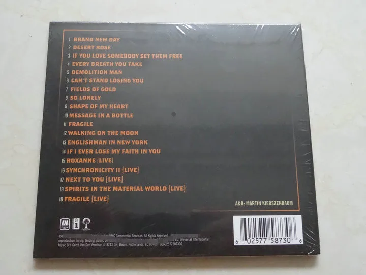 My songs music CD