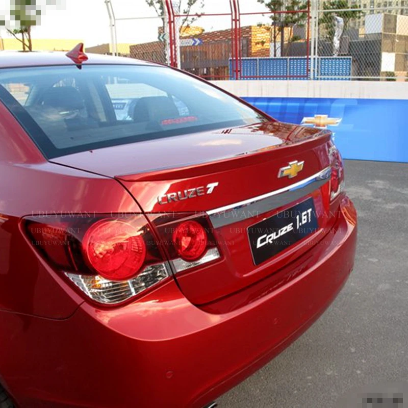 ABS Материал задний спойлер для Chevrolet Cruze 2010 2011 2012 2013 праймер цвет автомобиля