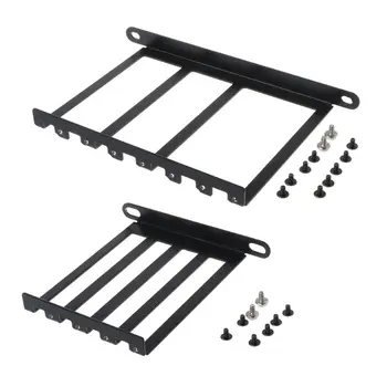 

Metal Graphics VGA Card Holder Aluminum Alloy VGA Bracket Graphics Card Front Side Converted Support with 4/7 Holes C26