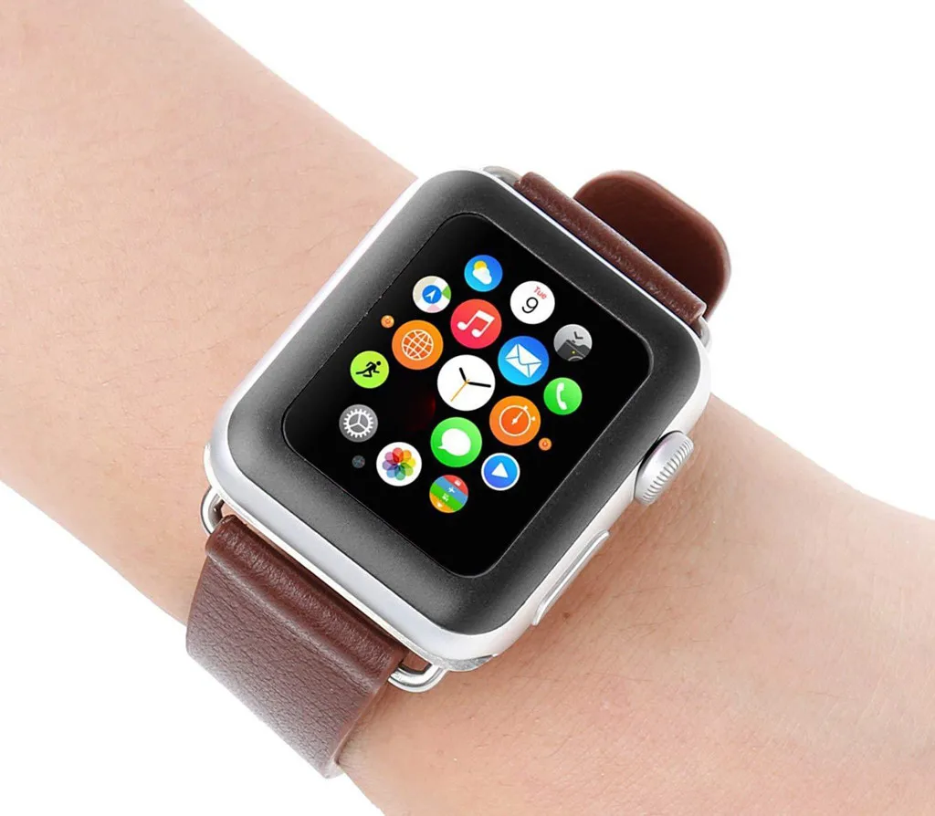 Ультратонкое закаленное стекло с полным покрытием для iWatch серии 5 40