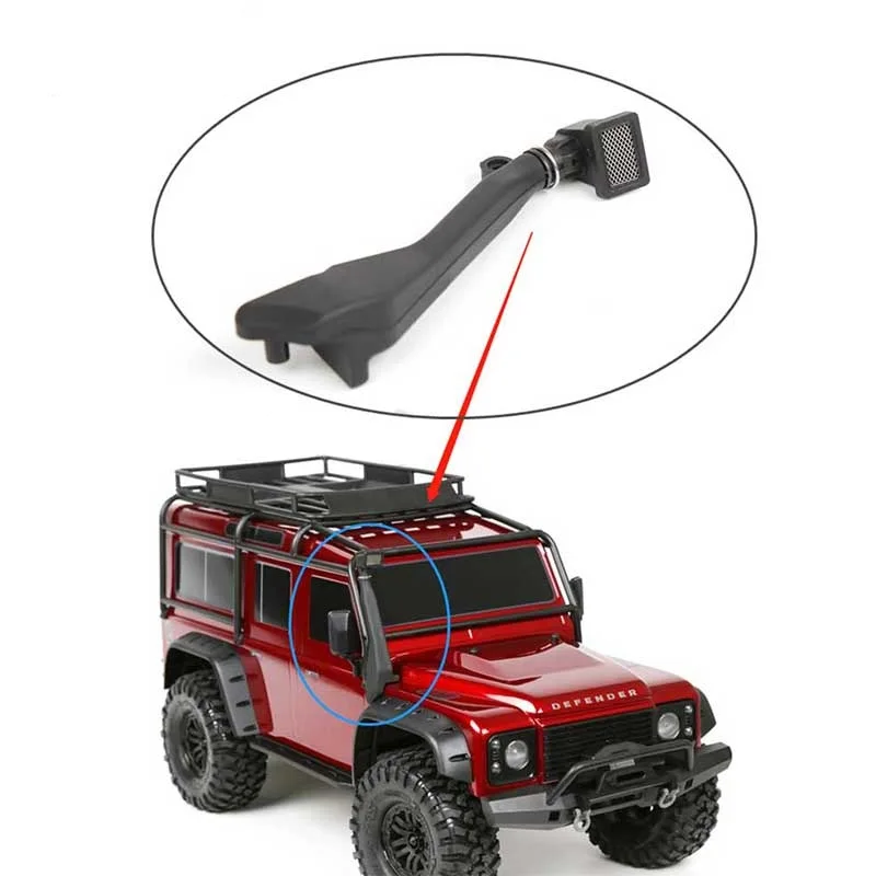 Черная резиновая трубка для 1/10 RC Гусеничный автомобиль Traxxas TRX-4 Defender TRX4 T4 аксессуары