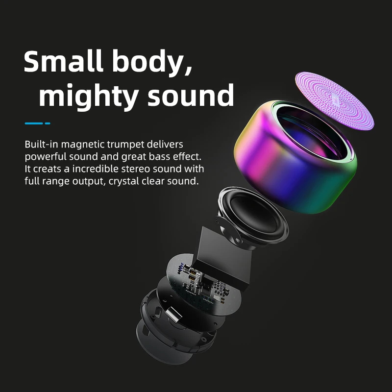 Mifa i8 портативная TWS bluetooth колонка Handfree call алюминиевый сплав разноцветный корпус