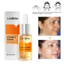 

LANBENA Face Serum Vitamin C Hyaluronic Acid Essence Anti-Aging Winkles Whitening Blackhead Removing Moisturizing Skin Care