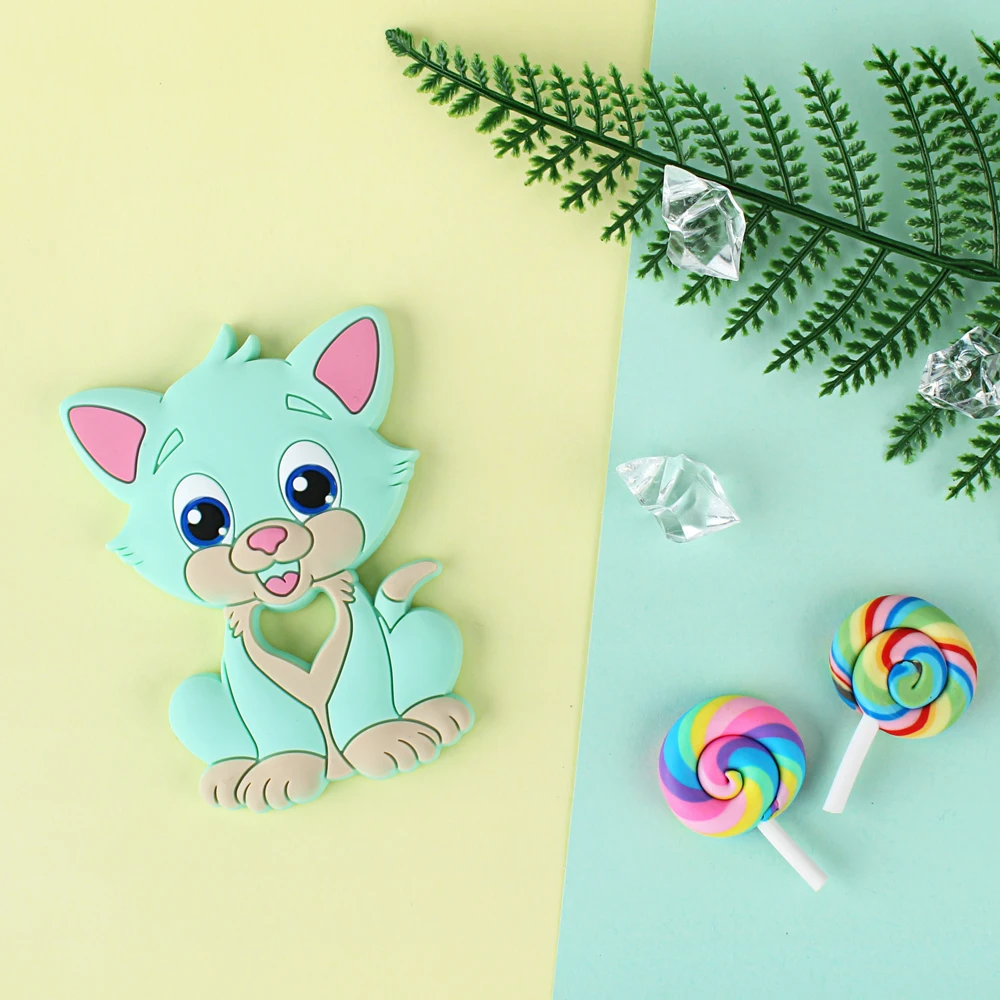 Keep & вырасти из мультфильма Холодное сердце 1 шт. Кошка Силиконовые Прорезыватели