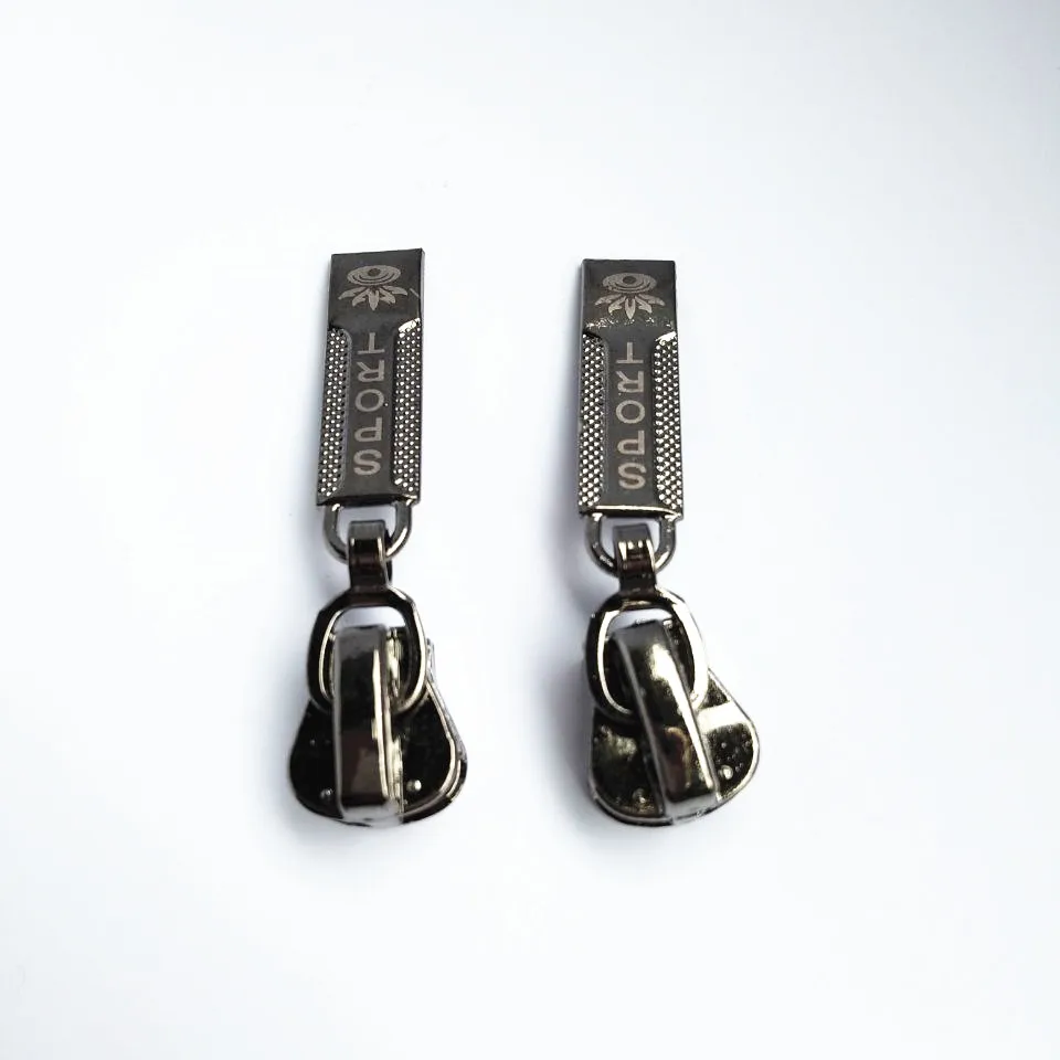 20pcs5# пистолет черная металлическая молния головка для 5# Смола молния~ B6