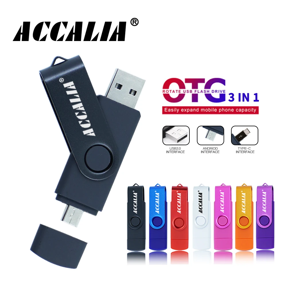 Usb флеш накопитель 3 в 1 8 ГБ 16 OTG Type c 32 64 usb cle 128 2 0 флешка память 4 Гб ключ подарок|USB
