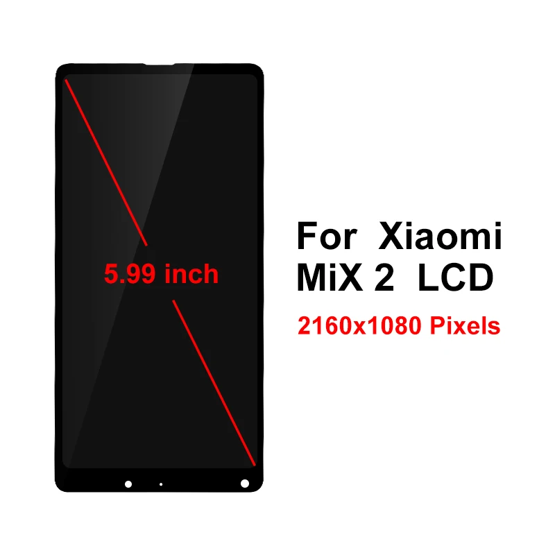 ЖК дисплей 5 99 дюйма для Xiaomi MiX 2 сменные детали с дигитайзером сенсорного экрана и