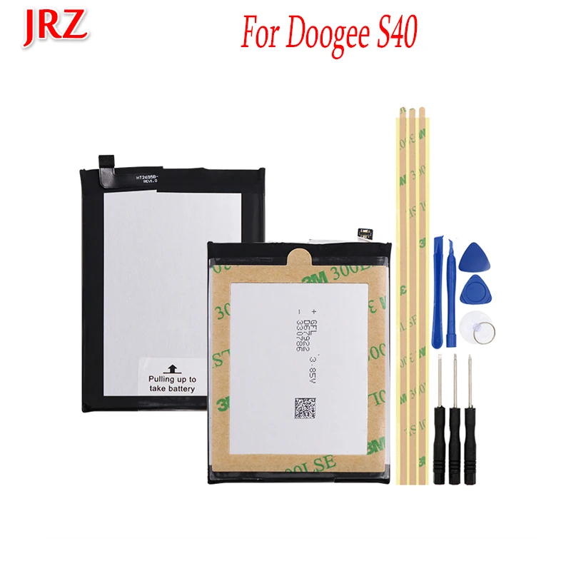 

JRZ 3.85V 4650mAh battery For Doogee S40 phone Replacement Accessory Accumulators Batteries with tools
