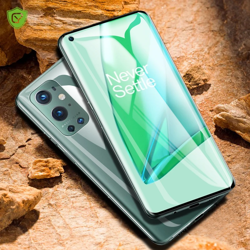 CHYI-Película de hidrogel para oneplus 8T 7t 7 8 9 pro, protector de pantalla, película trasera 3D para one plus 6 5 3 T nord N10 5G, cristal no templado