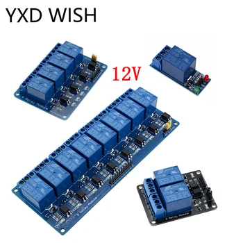 

12V 1 2 4 6 8 Channel Relay Module With Optocoupler DC 12 V Relay Output 1 2 4 6 8 Way Relay Module For Arduino Voltage Relays