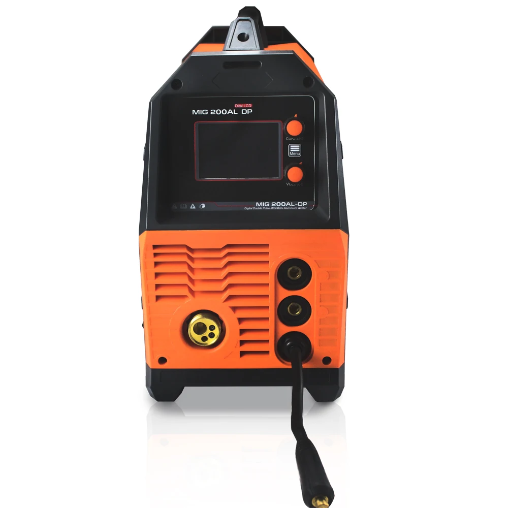 Máquina de soldadura eléctrica por arco 6 en 1, inversor de 220V, pantalla LCD, MIG/MMA/LIFT TIG/PULSE AlMg/AlSi/MIG-200AL