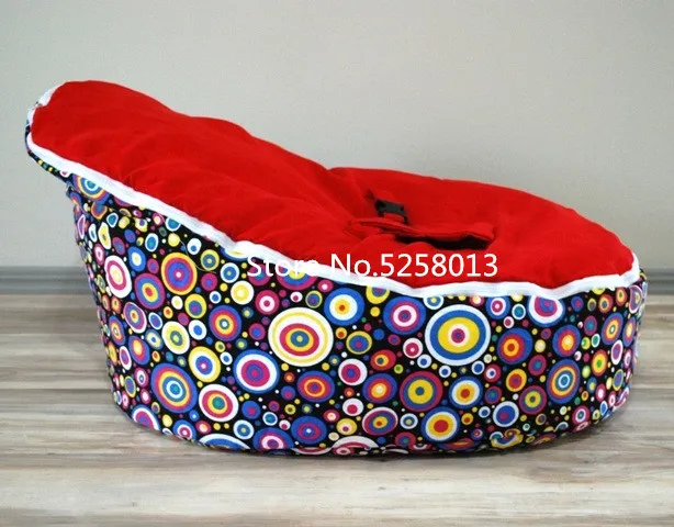 Многофункциональная Детская сумка в горошек для дивана, круглая спальная подушка