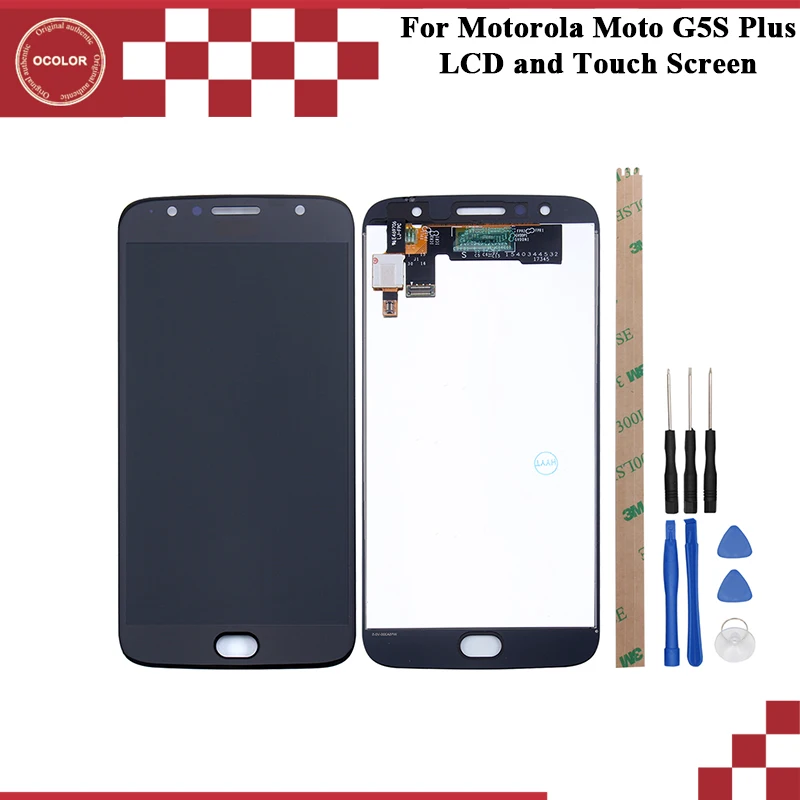 Ocolor для Motorola Moto G5S Plus ЖК-дисплей XT1802 XT1803 XT1805 XT1086 ЖК-сенсорный экран дигитайзер