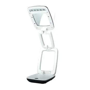 

Handheld Table Lamp Vertical Folding 9Led Lamp Old Reading 3 Times Maintenance Hd Magnifying Glass Practical