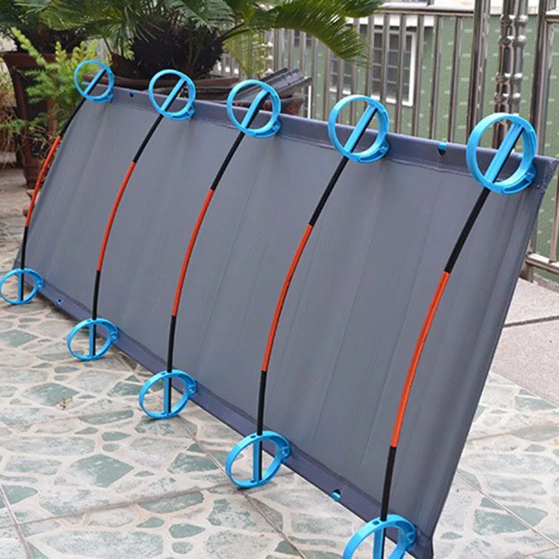  Outdoor Camping Mat Portable Ultra-Light Aluminum Folding Bed Multi-Function Rest Bed Travel Mounta
