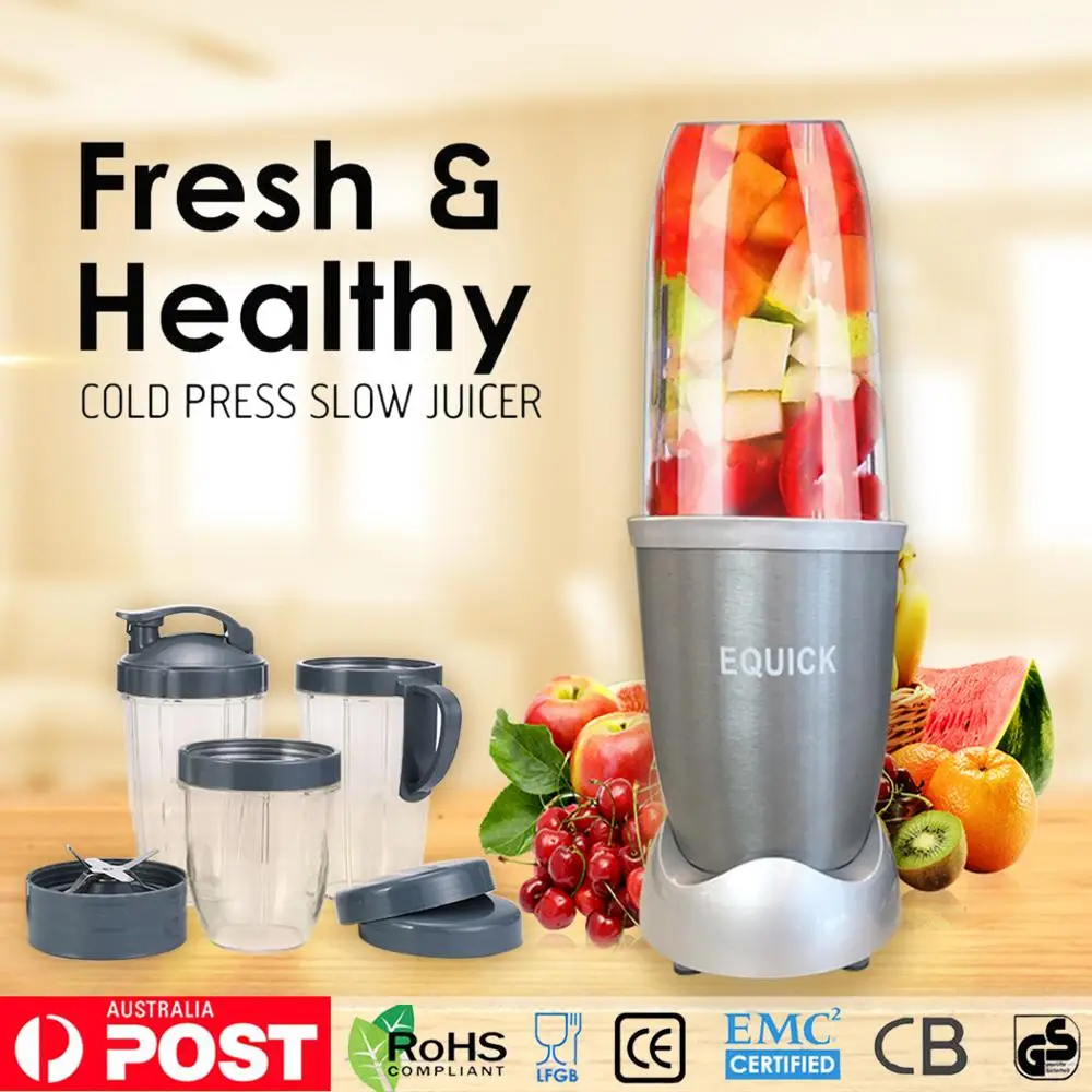

Juicer Extractor Compact Juicer Machine Easy to Clean 4 pcs Cups for Healthy High Nutrient Fruit and Vegetable Juice