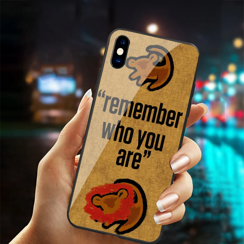 Чехол из ТПУ и закаленного стекла для iphone X XR XS 11 PRO MAX 7 6 6S 8 plus Мультяшные чехлы с