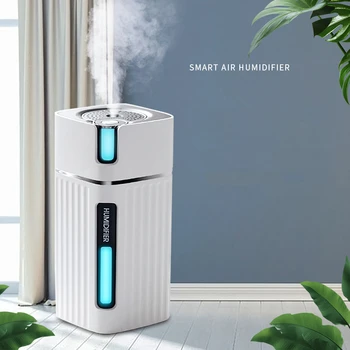 

Smart Air Humidifier Ultrasonic Cool Mist Aroma Diffuser with Color LED Light for Office Car umidificador Mist Maker Fogger