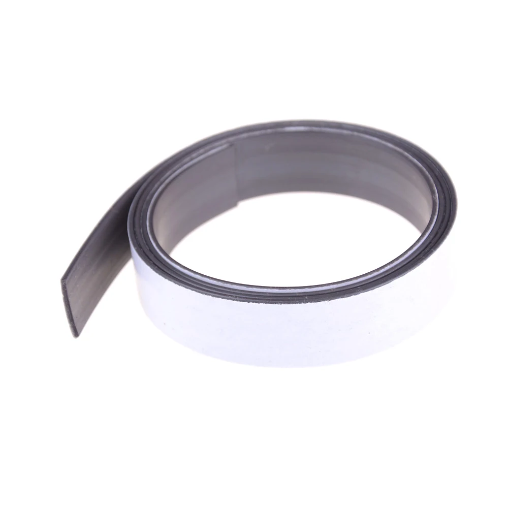 1 Meter Selbstklebende Flexible Magnetische Streifen Gummi Magnet Band Breite 10mm Dicke 1mm