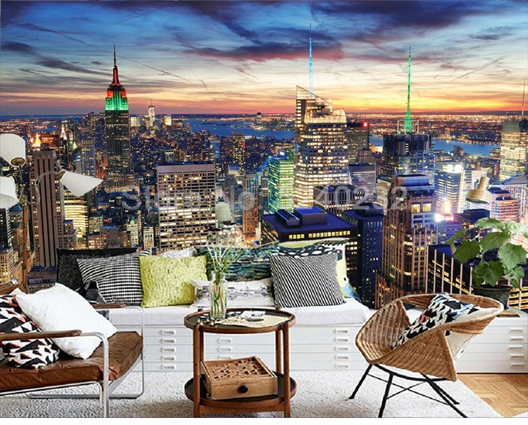 Foto feita sob encomenda 3d mural papel