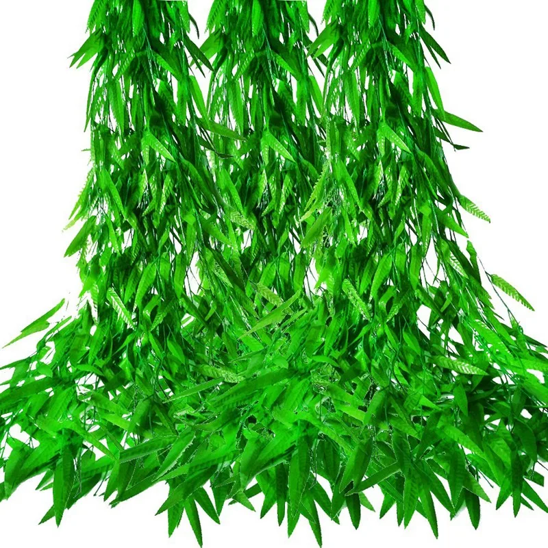 

50 X 1.9M Ivy Artificial Plant Artificial Vine Garland Leaf Vine Plants LnThree Outdoor Willow Willow Plants Artificial Garland