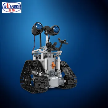 

408 Pcs Remote Control Electric Intelligent Robot Building Blocks with Light for Technic 2.4GHz RC Robot Bricks Toys