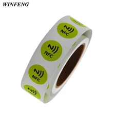 10 шт./лот NFC тег наклейка программируемый перезаписываемый 13,56 МГц RFID метки Ntag 213 NFC чип для samsung мобильный телефон NFC оплата