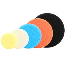 5 штук в упаковке Профессиональная 3/4/5/6/7 дюймов Авто по уходу за телом Инструменты для ремонта автомобиля полировка полировальная Подложка для губки пены комплект для ваксации полировщик