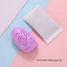 Контейнер для грелки рук яйцо мини милый пористый пластиковый корпус зимняя Замена портативный предотвратить ожоги