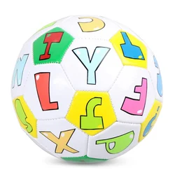 Kids Soccer Ball Training Ball for Girls Boys Cute Cartoon Pattern Inflated Portable Soccer Ball for Outdoor Indoor
