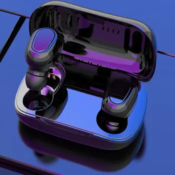 

L21 Bluetooth Earphone Wireless Earbuds 5.0 TWS Headsets Dual Earbuds Bass Sound for Huawei Xiaomi Iphone Samsung Mobile Phones
