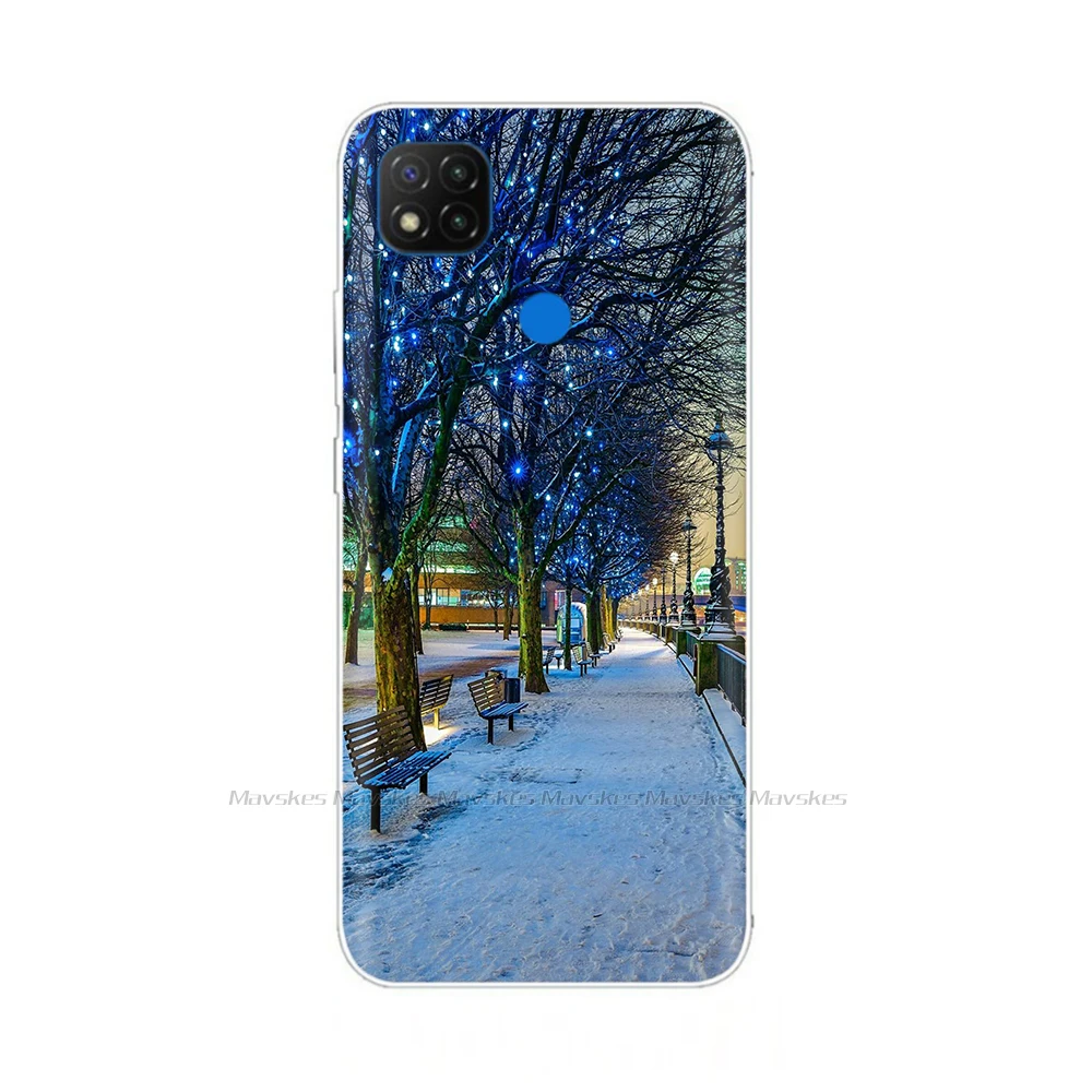 case for xiaomi For Xiaomi Redmi 9C NFC Case Soft TPU Silicon Phone Back Cover for Redmi 9C Case redmi9c 9 C Printed Etui Bumper Fundas Coque xiaomi leather case chain Cases For Xiaomi