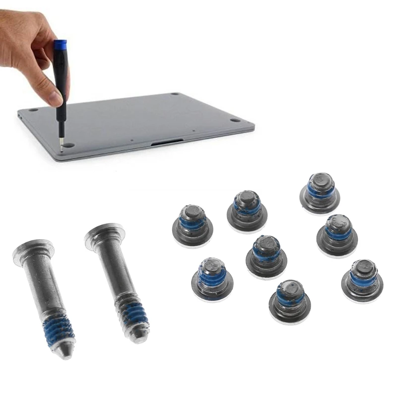 

10Pcs Back Cover Screws Notebook Computer Repair Parts For Apple MacBook pro 13" 15"
