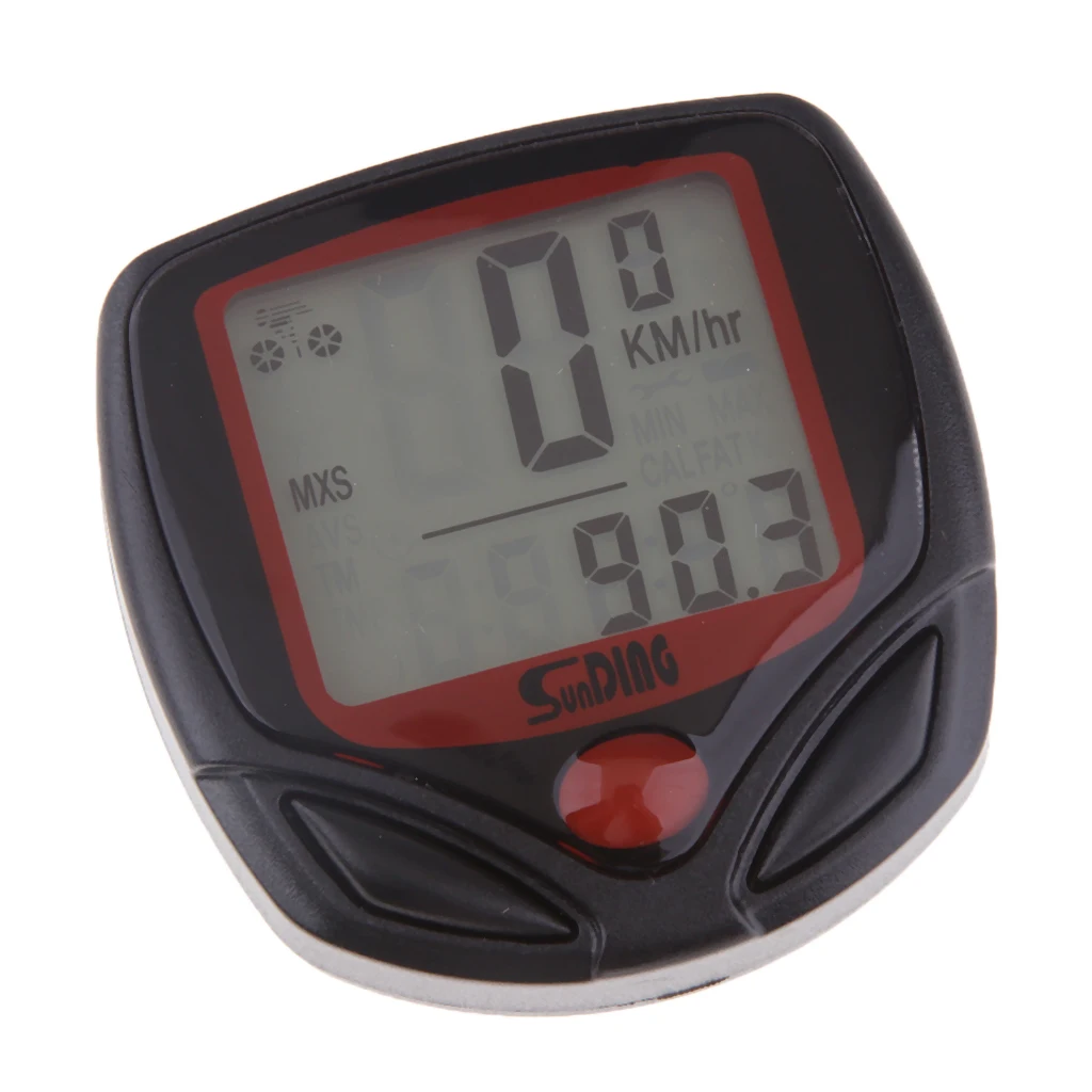 Waterproof Motorcycle Odometer Speedometer Tachometer Gauge LCD Digital Kit