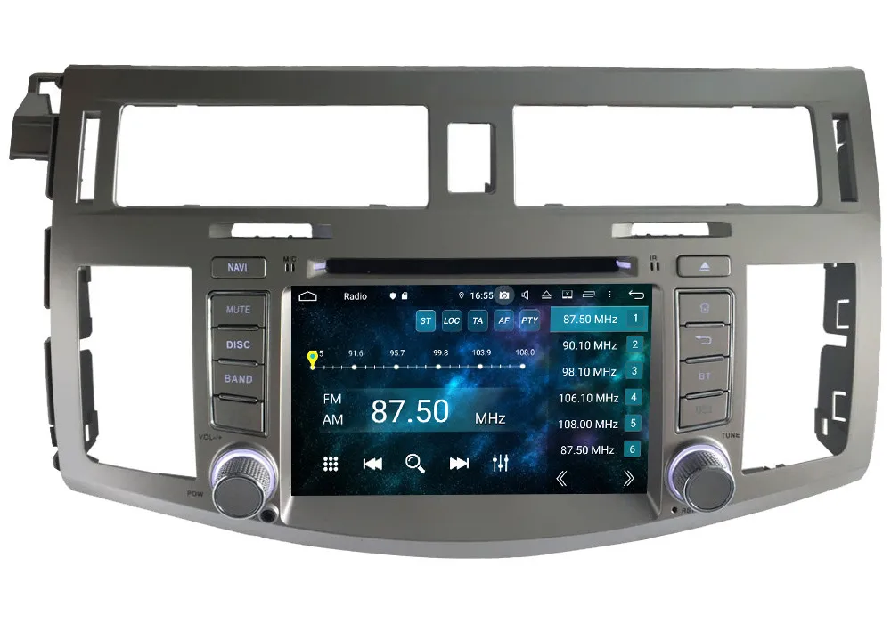 Discount Klyde 4G Android 9.0 Octa Core 4GB RAM 64GB ROM DSP BT Car DVD Multimedia Player Radio GPS Glonass For Toyota Avalon 2005-2010 4