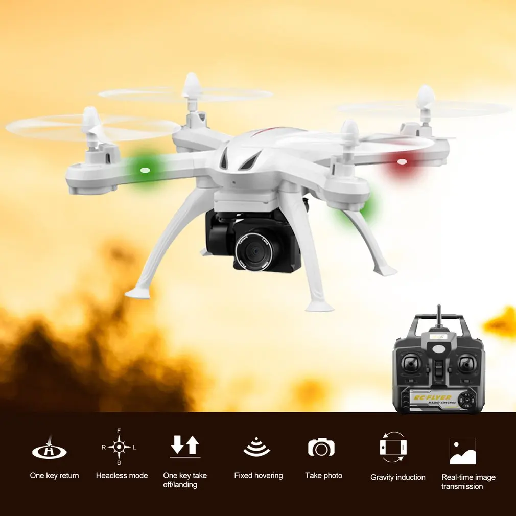 X6S RC Drone 4CH WiFi FPV Drone 4K/1080P HD Camera Flight Pressure Hover RC Helicopter Headless Mode RC Drone with 2/3 Battery