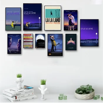 

La La Land Movie Paint Wall Art Wall Decor Canvas Painting Prints Art Poster Paintings For Living Room