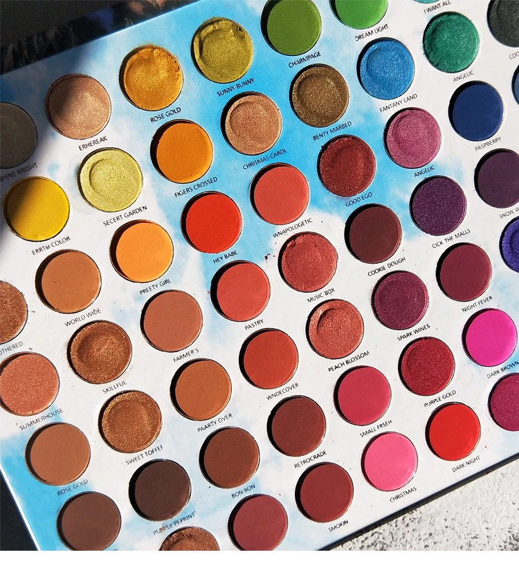 Summer Colorful Eyeshadow Palette 63 Colors Matte Shimmer Blendable Bright Eye Shadow Pallete Silky Powder Pigmented Makeup Kit Summer Colorful Eyeshadow Palette 63 Colors Matte Shimmer Blendable Bright Eye Shadow Pallete Silky Powder Pigmented Makeup Kit