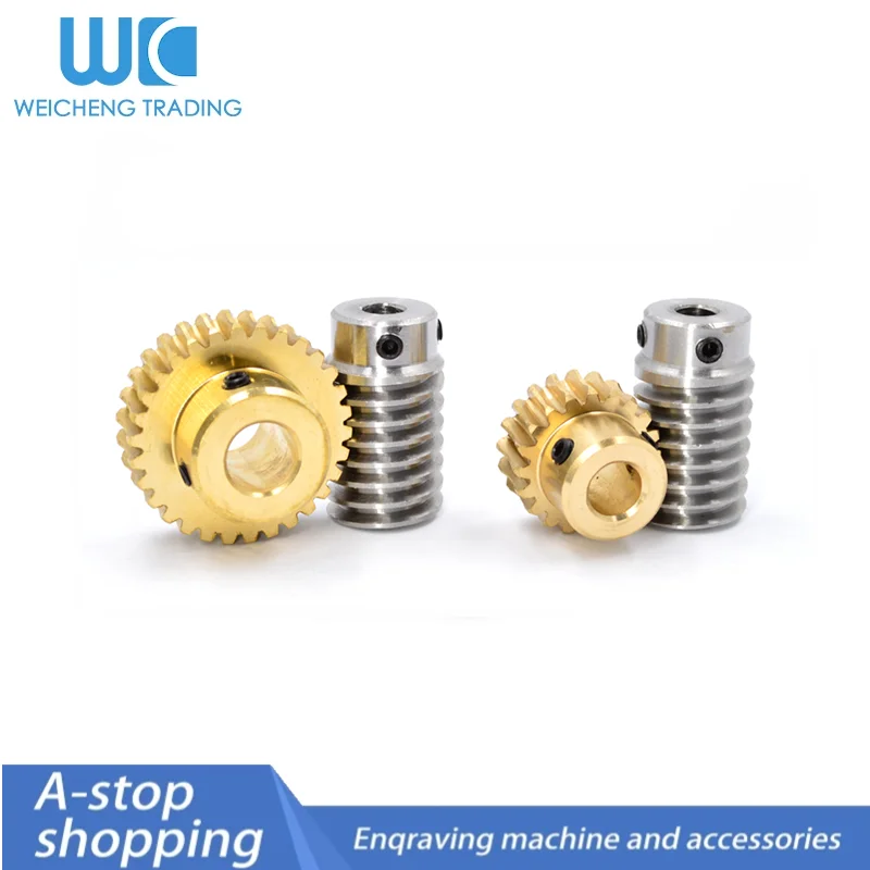 Copper Worm Gear Worm Rod 1 Mold/1.5 Mold Transmission Ratio 20/25/30