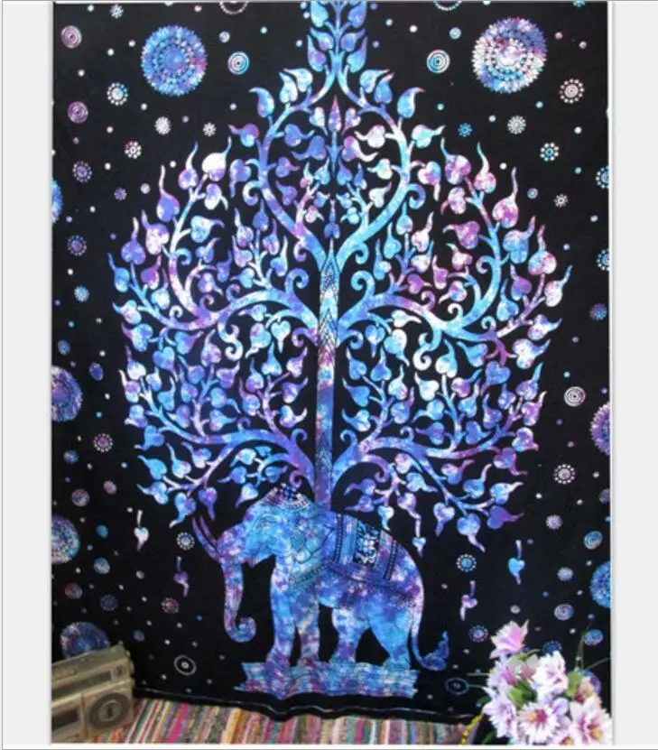 Enipate в виде индийской мандалы гобелены aubusson Цветной Печатных Декор Мандала гобелены Религиозные Boho настенный Гостиная Одеяло