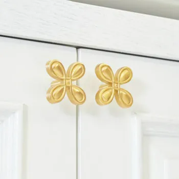 

Best selling light and simple drawer wardrobe cabinet home single hole brass handle hardware accessories