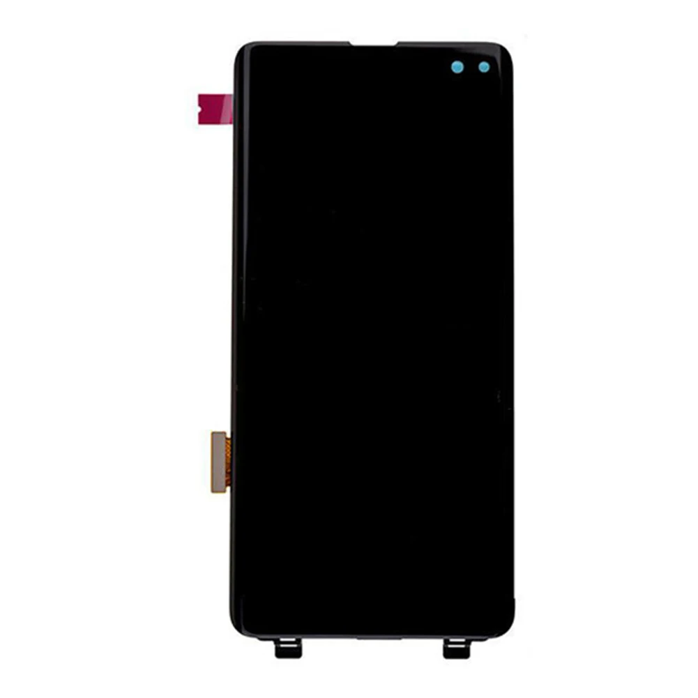 

With Frame Easy Install LCD Display Screen Digitizer Kit Assembly Flat Cable Repair Capacitive Mobile Phone For Samsung S10 Plus