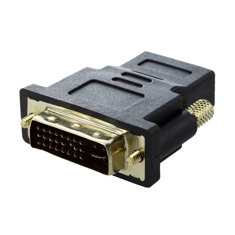 Позолоченный Hdmi Женский к Dvi-I Dvi 24 + 5 Мужской видео адаптер конвертер |