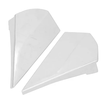 

ABS Chrome Door Rear View Window Spoiler Triple-cornered Bezel Cover Trim for Toyota C-HR CHR 2016-2020