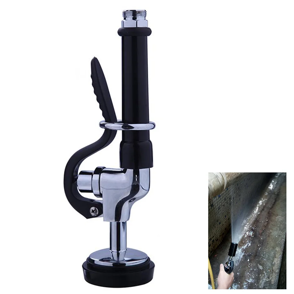 

Hardware Restaurant Commercial Durable Pre Rinse Hotel Water Saving Spray Head Set Faucet Tap Kitchen Stainless Steel With Hose