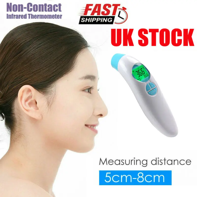 

Infrared Digital Baby Adult Forehead Thermometer No Touch Temperature Gun Health